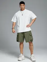 MUSCLE DOG 多ポケットデザインのカジュアル工事用ショートパンツ【刺繍入り・フィット・夏用】