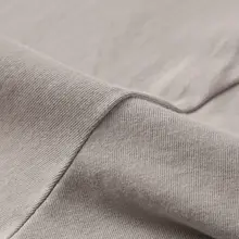 モランディカラー ミストグレーの重厚感ある綿100%のショートスリーブTシャツ【夏用・ユニセックス・プレーン】