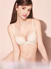 ブラジャーセット レディース レース 小胸 寄せ上げ 大胸 薄型 補正 垂れ防止 薄手カップ フェミニン セクシー 2点セット