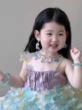 子供用 夏季 海星と貝殻のペンダントビーズネックレス【かわいい人魚姫デザイン・アクセサリー】