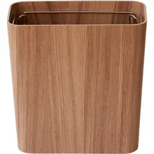 ゴミ箱 大型リビングトイレ用 木製 シンプル 蓋付き