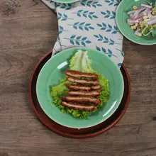 龍泉青磁製 家庭用深皿【丸型・飲食店・ホテル向け・電子レンジ対応】