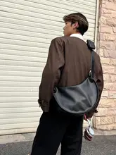 トートバッグ ショルダー メッセンジャー ユニセックス PUレザー ソフト ヴィンテージ 大容量 上品 通勤 通学 デイリー 「YUEN」