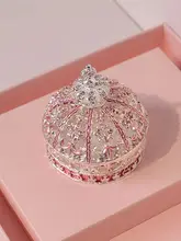 婚礼用クラウンジュエリーボックス【欧風デザイン・指輪・ネックレス・イヤリング収納】