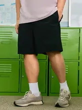 夏用カジュアルスポーツハーフパンツ【リフレクター文字プリント・大きいサイズ】（セットアップ対応）