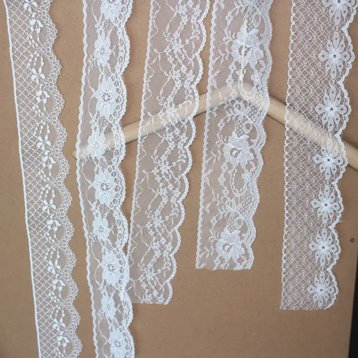 美しいレースエッジの手編み生地【DIY用・刺繍素材・極上の柔らかさ】