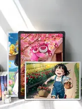 1000ピース用ピクチャーフレーム【シンプルな壁掛け・70x50cm・額装】
