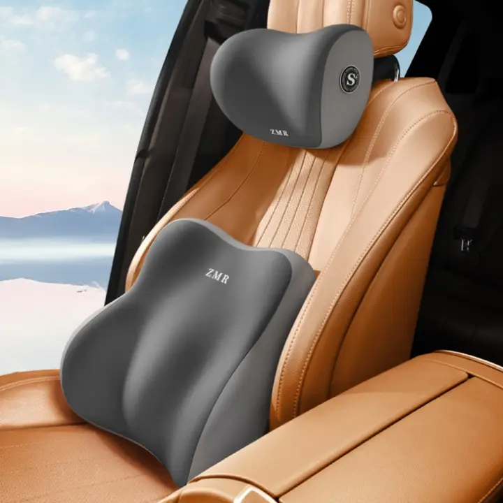 腰痛対策 車用ラウンドクッション【低反発・サポート・長時間座っても快適】