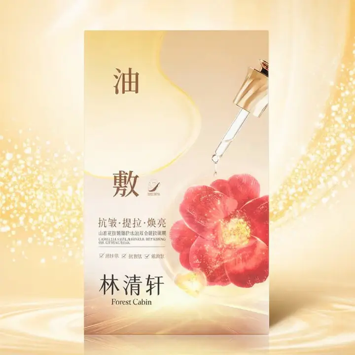 山茶花エッセンス配合のアンチエイジングリフトマスク
