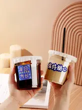 500ml使い捨てプラスチックコップ【蓋付き・アイスコーヒー・ラテ用】