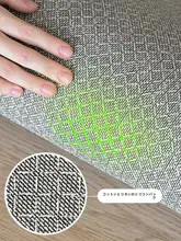 防水リビング用ラグ【中古風・お手入れ不要・寝室用・拭き取り可能】