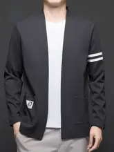 春季新作 メンズ クラシックデザイン ニットカーディガン【軽量・ストレッチ・カジュアル】（セットアップ対応）