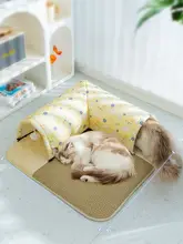 猫用閉じられたベッド【四季対応・隠れ家風・安心感】