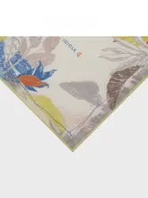 春季用シルクカシミヤ印花ストール【女性用・140サイズ・軽やかさ】