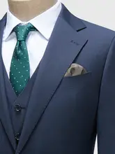 ウール混紡ビジネススーツ【プレミアム感・男性用・結婚式対応・ジャケット】（セットアップ対応）