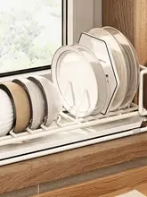 洗面器用スタンド型水切りラック【皿と箸の整理収納】