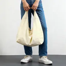 MINISO 大容量トートバッグ【シンプルデザイン・通勤・肩掛け・カジュアル】