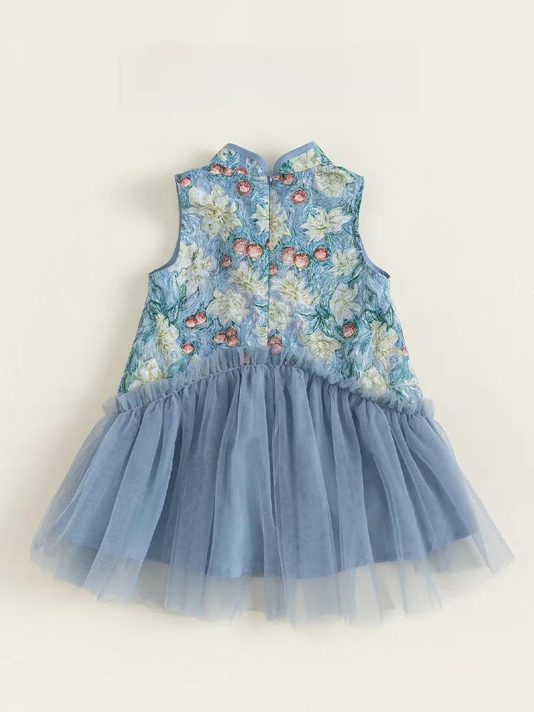 夏の子供服にどんなノースリーブワンピースがおすすめ？新中式のエレガントなデザインが話題！