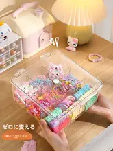 大容量ヘアアクセサリー収納ボックス【ビーズ・ゴムバンド・ヘアクリップ・女の子用】