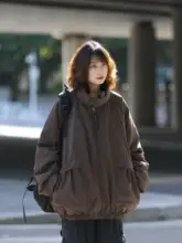 冬用白鹅绒大口ポケット羽織【男女兼用・防寒デザイン】