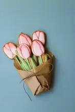 クッキー型 型抜き チューリップ ブーケ 大きめ インスタ映え 母の日 ギフト 手作り