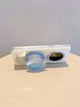 シンプルなグラデーションデザインのスマートフォンケース【Huawei mate70 pro+用・マグネット吸着・チェーン付き】