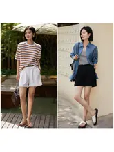 高実用性の通勤休暇用ショートパンツ【三醋酸素材・夏用】