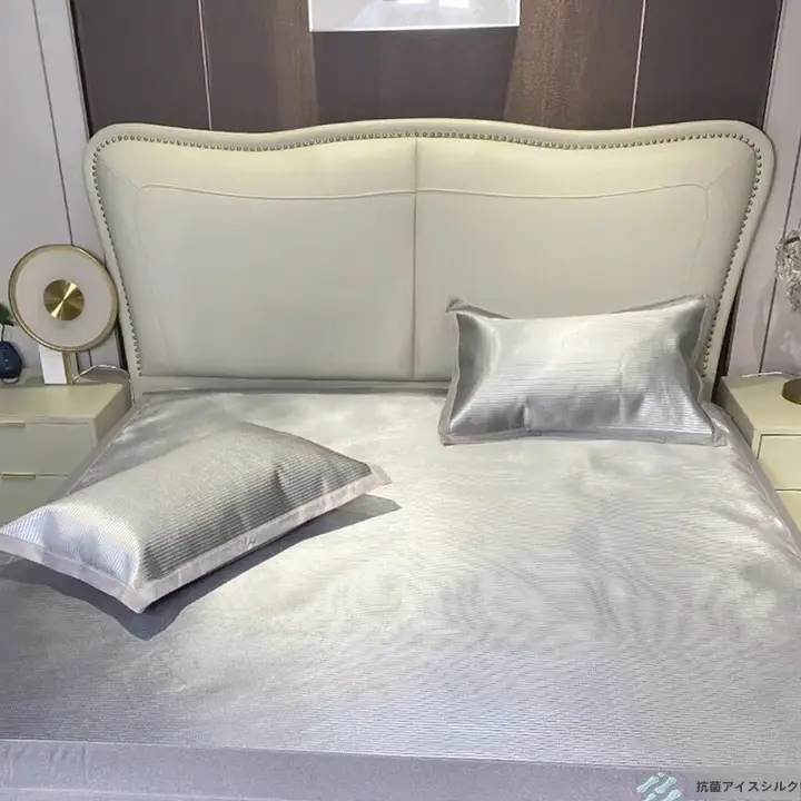 竹製夏用氷絲シーツ【涼感・シングル】