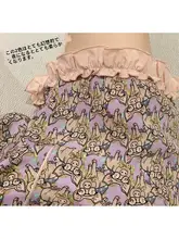夏用アイスシルクパジャマ【かわいい豚のデザイン・ノースリーブ・快適】