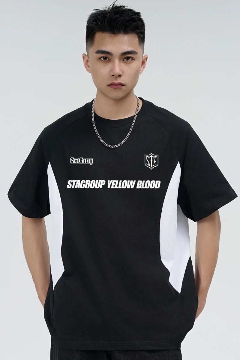 アメリカンビンテージ風 ラグラン半袖Tシャツ【男女兼用・カジュアル・夏用】