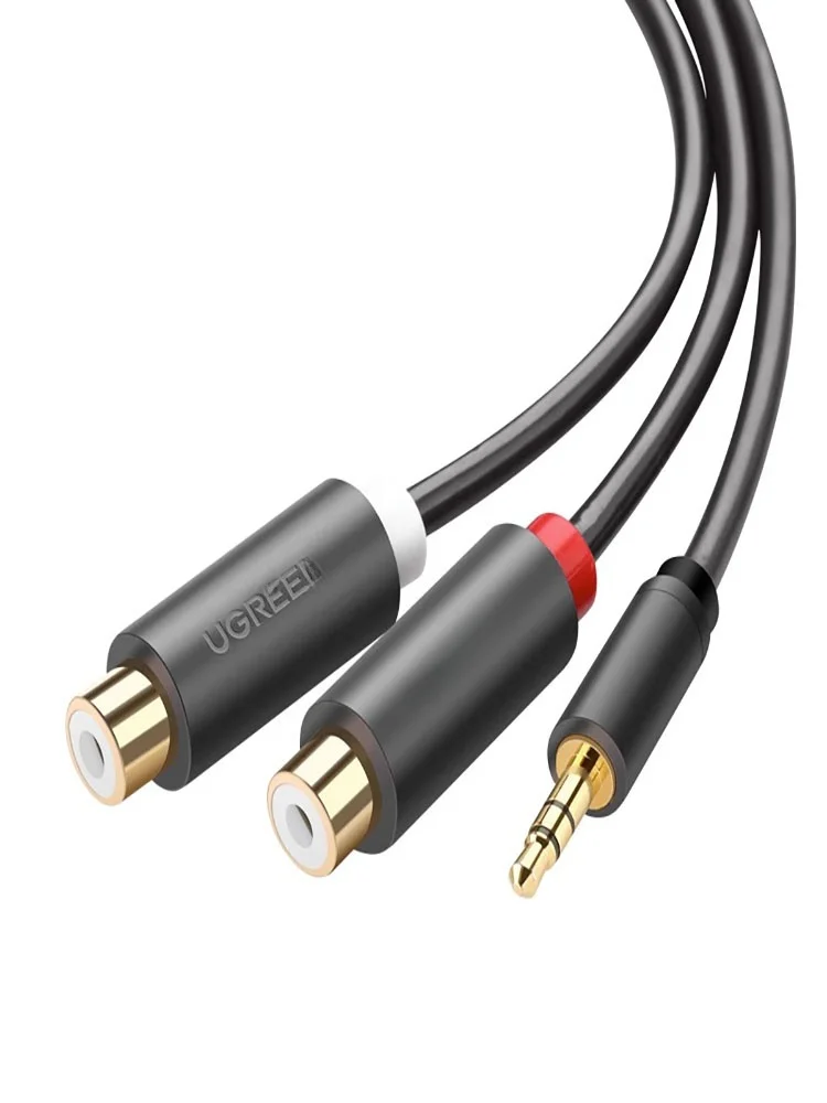 3.5mmからRCAへの逆接続アダプターケーブル：同軸ケーブルとは異なる音声接続の実用性