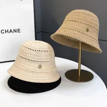 夏用透かし編みデザインの通気性ハット【大きめサイズ・小顔効果・カジュアルスタイル・薄手】
