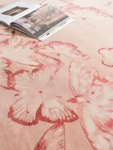 洗練されたデザインのラグ【リビング・寝室用・ピンク・プリンセススタイル】
