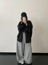 抽绳デザインのシャツ風コート【ゆったりシルエット・カジュアル・女性用】