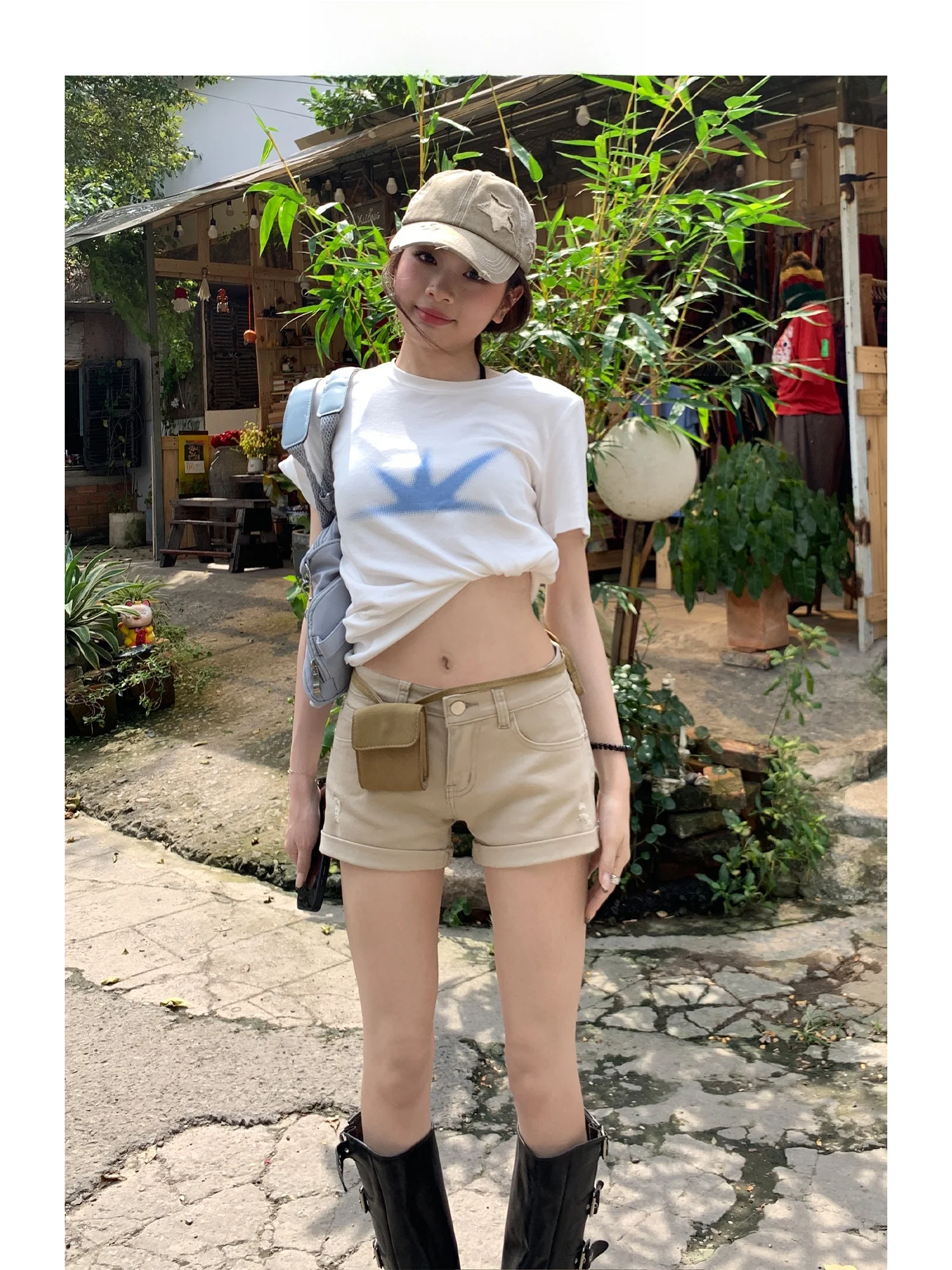 ストリートファッションの夏を彩る、低ウエストデニムショートパンツはこう選ぶ？
