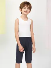 男の子用 夏用モダール製ハーフパンツ【極上の柔らかさ・通気性・外出用】