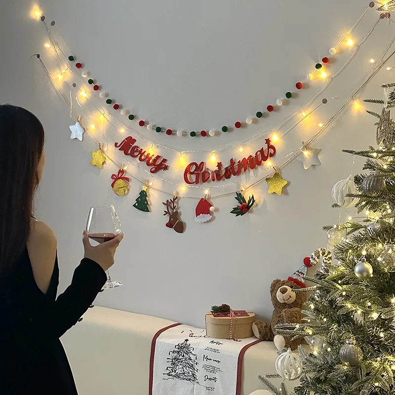 クリスマスツリー用ライトストリング：ホームパーティーの雰囲気を演出する装飾アイテム