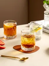 ガラスカップ 家庭用 耐熱 透明 高級感 ティーカップ ワイングラス ミルクカップ コーヒーカップ 水カップ