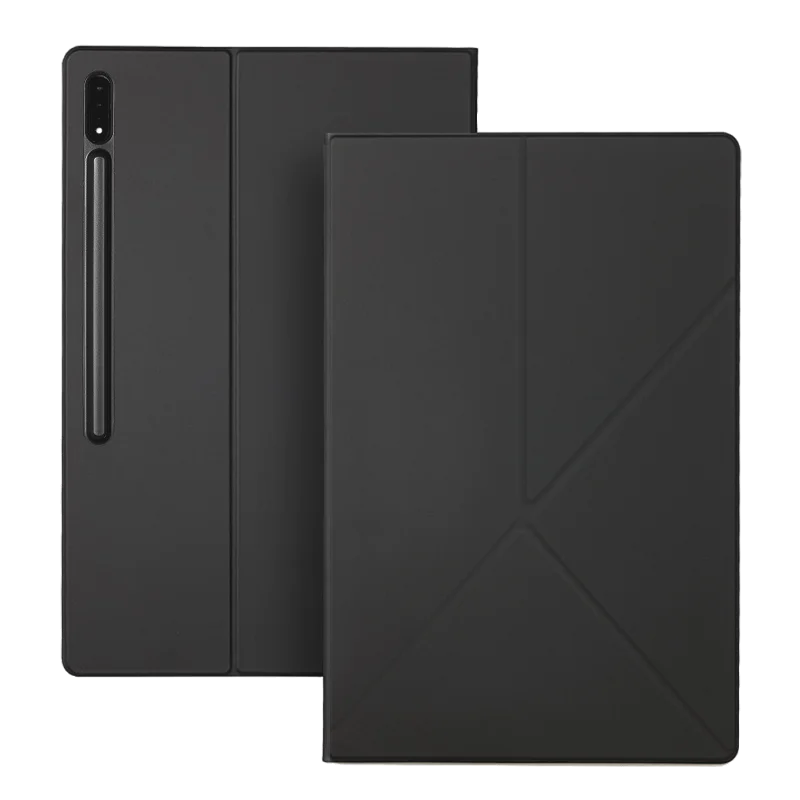 Samsung Galaxy Tab Sシリーズ用 磁気吸着レザーケース【タブレット保護カバー・S9/S8/S7対応】