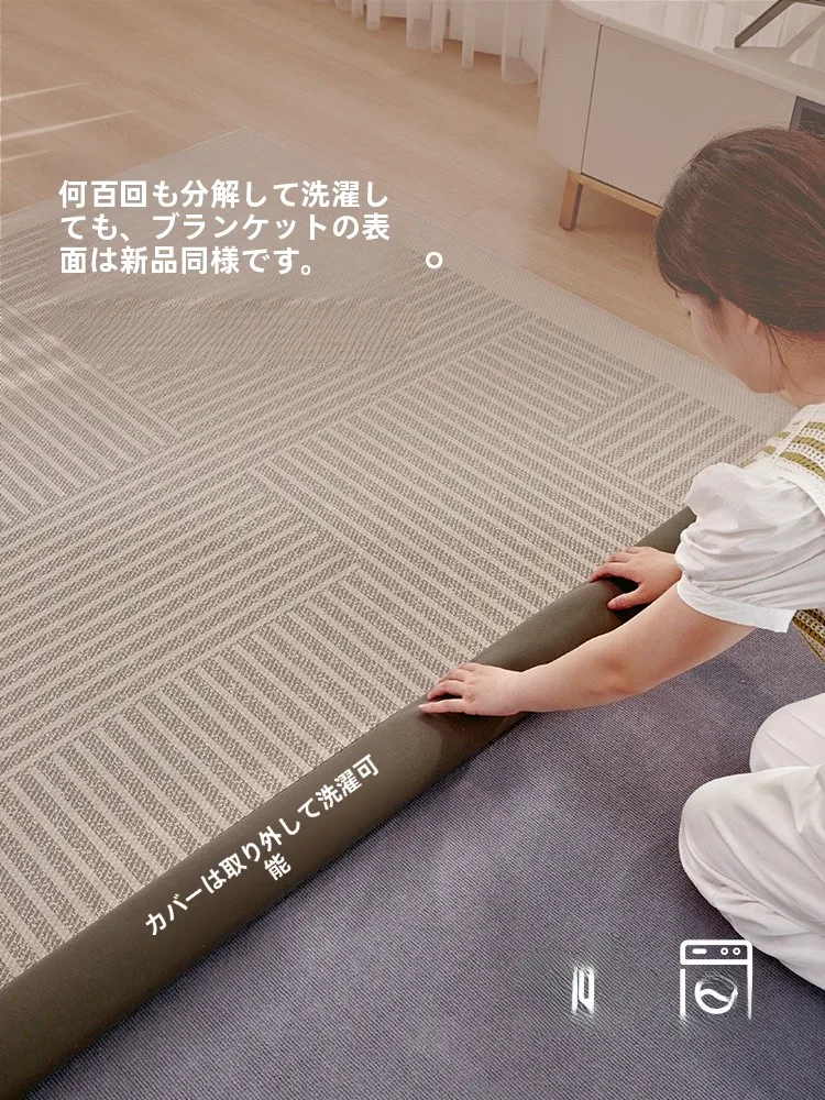 中古風デザインの洗えるカーペット：乾かし方の最適な方法と注意点