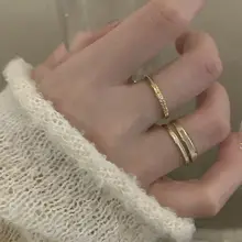 洗練されたデザインの二重層オイスターリング【スタイリッシュ・指輪用・ジルコニア装飾】（セットアップ対応）