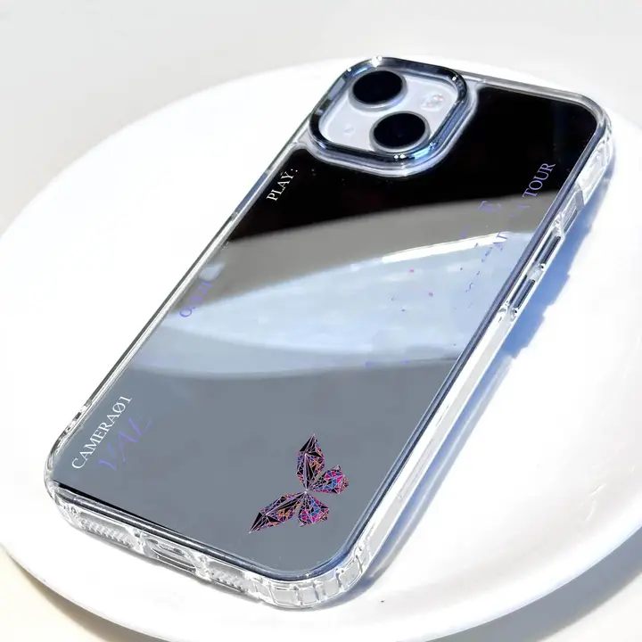オリジナル鏡面デザインのスマホケース【呼吸之野コンサートグッズ対応・iPhoneやAndroid用】