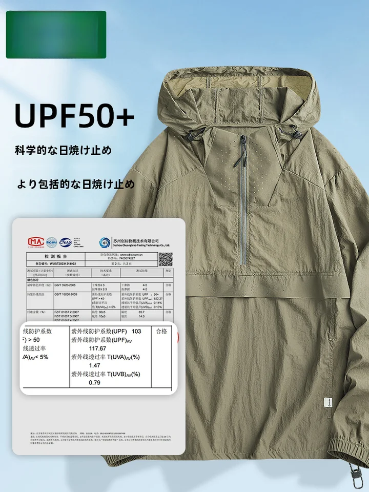 UPF50+防紫外線薄手皮膚衣【夏用・男女兼用・極上の柔らかさ】
