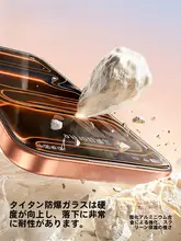 SmartDevil フルカバー対応の強化ガラスフィルム【iPhone用・ブルーライトカット・高解像度】