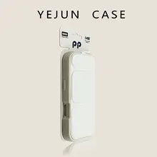 大きな赤色の翻蓋型折りたたみスタンド付きiPhone用ケース【皮革製・衝撃吸収】