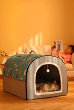 冬用保温コーギー犬ハウス【中大型犬向け・閉じたデザイン・洗える・極上の柔らかさ】