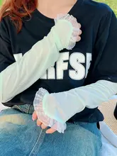 フレンチスイートレース アームカバー 夏 薄手スタイル