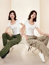 レディース 秋用 カジュアル作業用パンツ【小柄対応・ tapered fit・速乾・薄手】