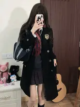 冬用ロングJKスタイルコート【ダブルブレスト・ウール・女性用】