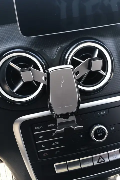 車載スマホホルダー【ワイヤレス充電・ナビゲーション対応・内装用】